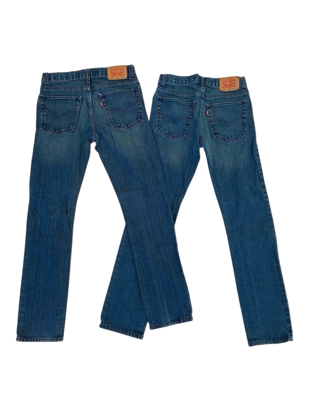 Levi’s 2 jeans 510 bundle men skinny &super skinny stretch blue denim 16 size 28